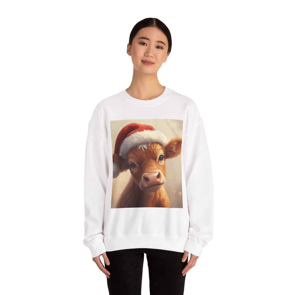Christmas Cow Sweatshirt - Unisex